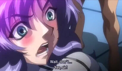Hentai chick with big boobs gets gangbanged by several horny dudes