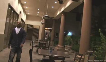 BBW with huge tits squirting over a young big black cock