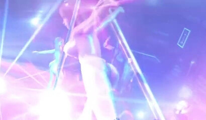 Hentai strippers get their massive tits and holes fucked really hard