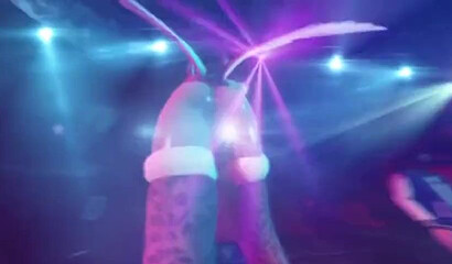 Hentai strippers get their massive tits and holes fucked really hard