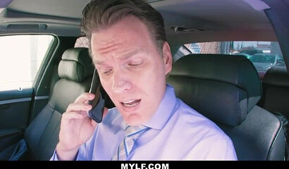 Office stunner Angelina Diamanti gives hot titjob and fucks her boss