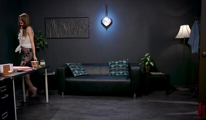 Blonde MILF Angel Allwood dominates her teenage stepdaughter Zoe Sparx