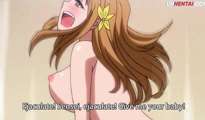 Insatiable Hentai schoolgirls having group sex with their teacher