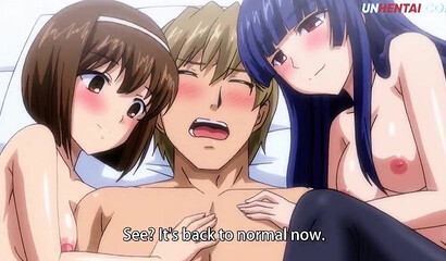 Insatiable Hentai schoolgirls having group sex with their teacher