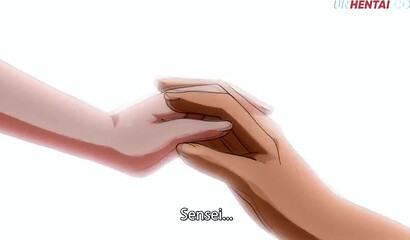 Insatiable Hentai schoolgirls having group sex with their teacher