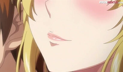 Big boobed blonde Hentai teen screwing her stepbrother on the floor