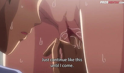 Big boobed blonde Hentai teen screwing her stepbrother on the floor