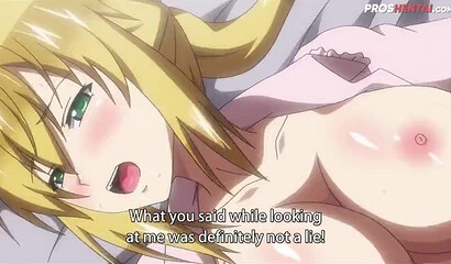 Big boobed blonde Hentai teen screwing her stepbrother on the floor