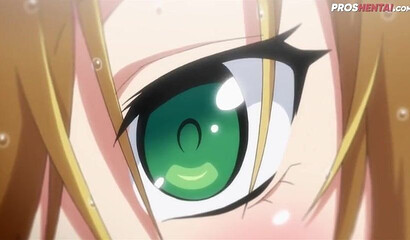 Big boobed blonde Hentai teen screwing her stepbrother on the floor