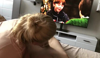 Busty teenage PAWG has steamy close up sex in bed