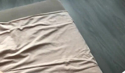 Busty teenage PAWG has steamy close up sex in bed