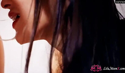 Teenage vixens showing off their skills in blowjob cumshot challenge