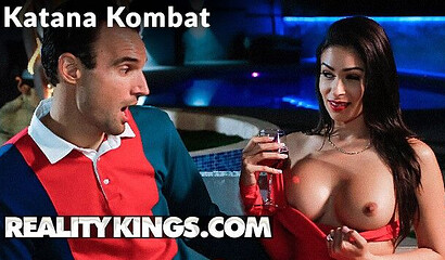 Sexy Latina housewife Katana Kombat takes hardcore pounding in bed