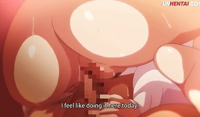 Big titted Hentai MILF gets her wet pussy creampied