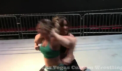 Two fearless sluts fight and eat each other's fat asses