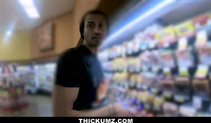 Beautiful Latina 	Sophia Leone fucks and swallows big black rod