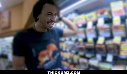 Beautiful Latina 	Sophia Leone fucks and swallows big black rod