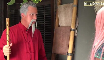 Sensei teaches horny Asian student Kalina Ryu how to fuck