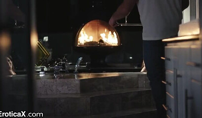 Naturally busty Autumn Falls has passionate sex with Charles Dera