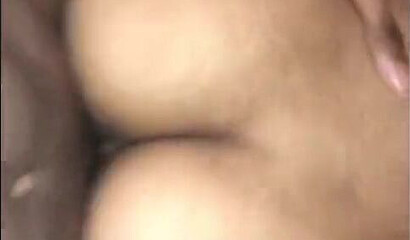 Ebony sweetie getting her soaking wet vagina boned closed up