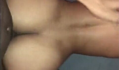 Ebony sweetie getting her soaking wet vagina boned closed up