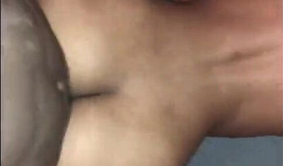 Ebony sweetie getting her soaking wet vagina boned closed up