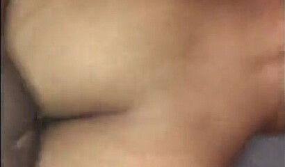 Ebony sweetie getting her soaking wet vagina boned closed up