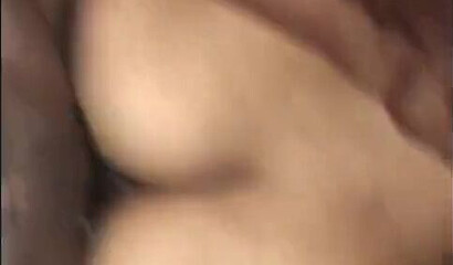 Ebony sweetie getting her soaking wet vagina boned closed up