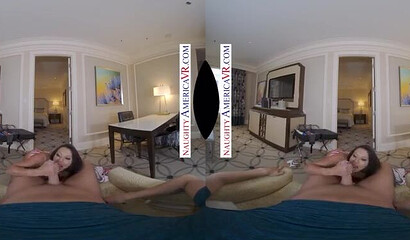 Busty MILF Rachel Starr shows her sex skills in ultimate VR experience
