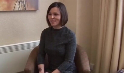 British escort lady in lingerie Jamie sucks off and fucks her local client