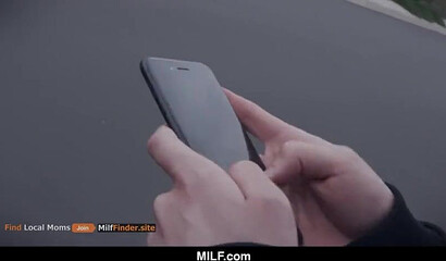 Big breasted cougar Alexis Fawx seduces and screws innocent boy