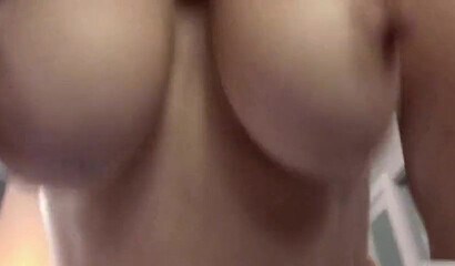 Big boobed teen surprises her brother on Christmas morning