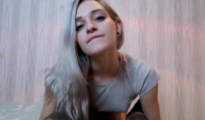 Delicious GF rides her tight butthole on rock hard dick POV style