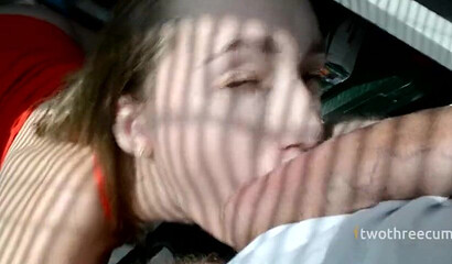 Skinny schoolgirl in bodysuit sits on hard dick and rides it passionately