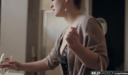 Busty blonde Kara Lee lets Ryan penetrate and creampie her muff