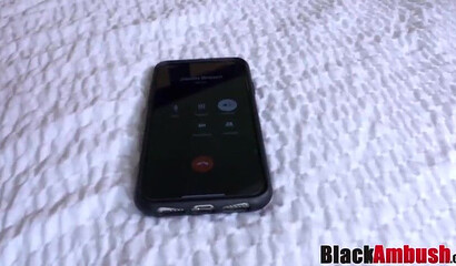 Busty blonde Jasmine masturbates and enjoys interracial pounding in bed