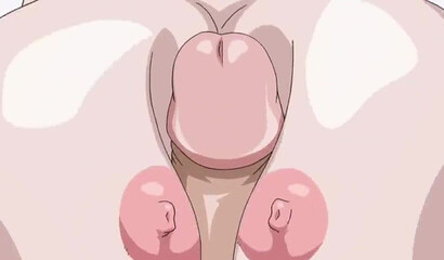 Ryugi bangs Ruu's big boobed stepaunt in hardcore Hentai scene