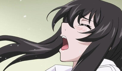 Ryugi bangs Ruu's big boobed stepaunt in hardcore Hentai scene