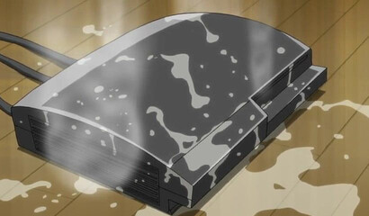 Ryugi bangs Ruu's big boobed stepaunt in hardcore Hentai scene