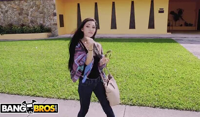 Sexy Latina Crystal Rae gets picked up and fucked on Bang Bus
