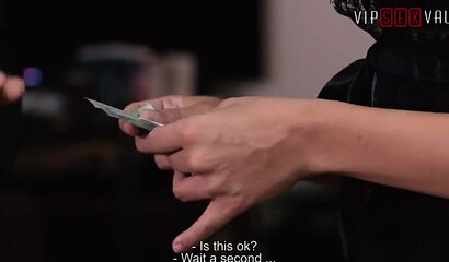 Blonde GF Naomi Nevena gets bent over the desk and fucked doggystyle