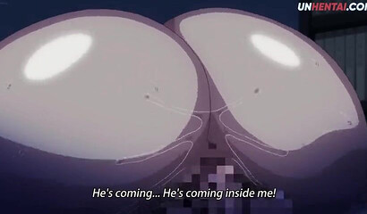 Curvaceous Hentai blonde with monster tits getting dicked