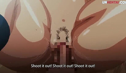 Curvaceous Hentai blonde with monster tits getting dicked