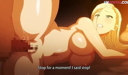 Curvaceous Hentai blonde with monster tits getting dicked