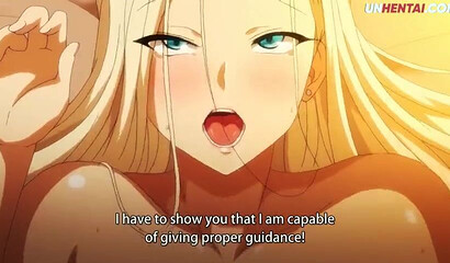 Curvaceous Hentai blonde with monster tits getting dicked