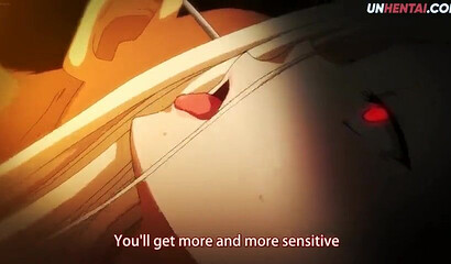 Curvaceous Hentai blonde with monster tits getting dicked