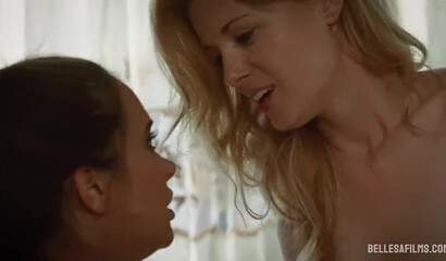 Hot college babes Charlotte Stokely & Gia Paige massage each other's pussies