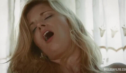 Hot college babes Charlotte Stokely & Gia Paige massage each other's pussies