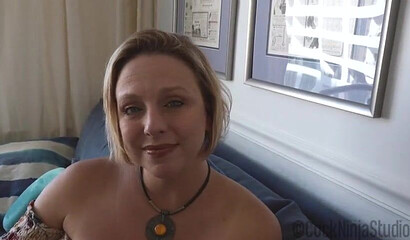 Voluptuous blonde MILF Brianna Beach has POV sex with her stepson