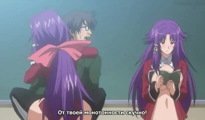 Wild Hentai schoolgirl suck and fuck fat dicks in public